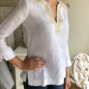 Lilly Pulitzer Tops - Lilly Pulitzer Linen Tunic Lilly Pulitzer Tops - Lilly Pulitzer Linen Tunic